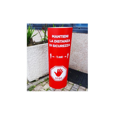 TOTEM ROSSO COVID 19