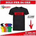 10 MAGLIETTE CON IL TUO LOGO