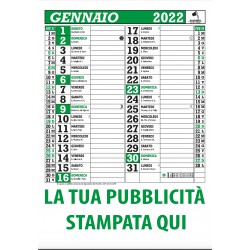 1000 CALENDARI CON SPIRALE STAMPATI